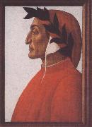 Sandro Botticelli Portrait of Dante Alighieri Spain oil painting artist